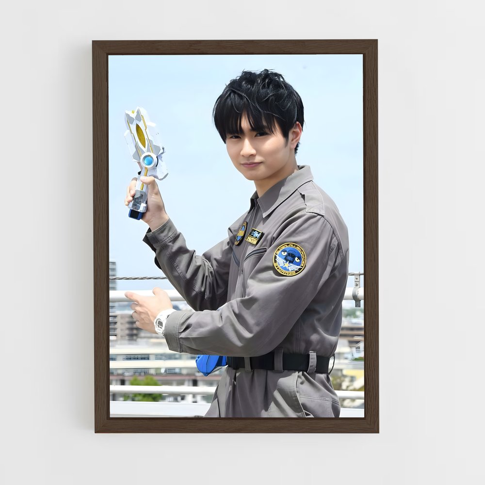 ap-hiroaki masukawa-2 cadre Bois foncé
