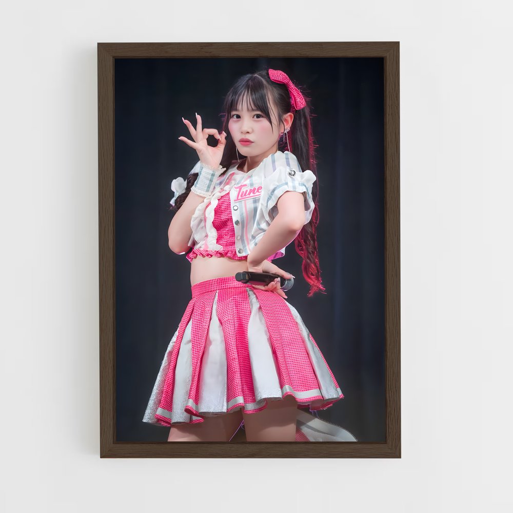 ap-hkt48-3 cadre Bois foncé