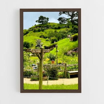 ap-hobbiton-3 cadre Bois foncé
