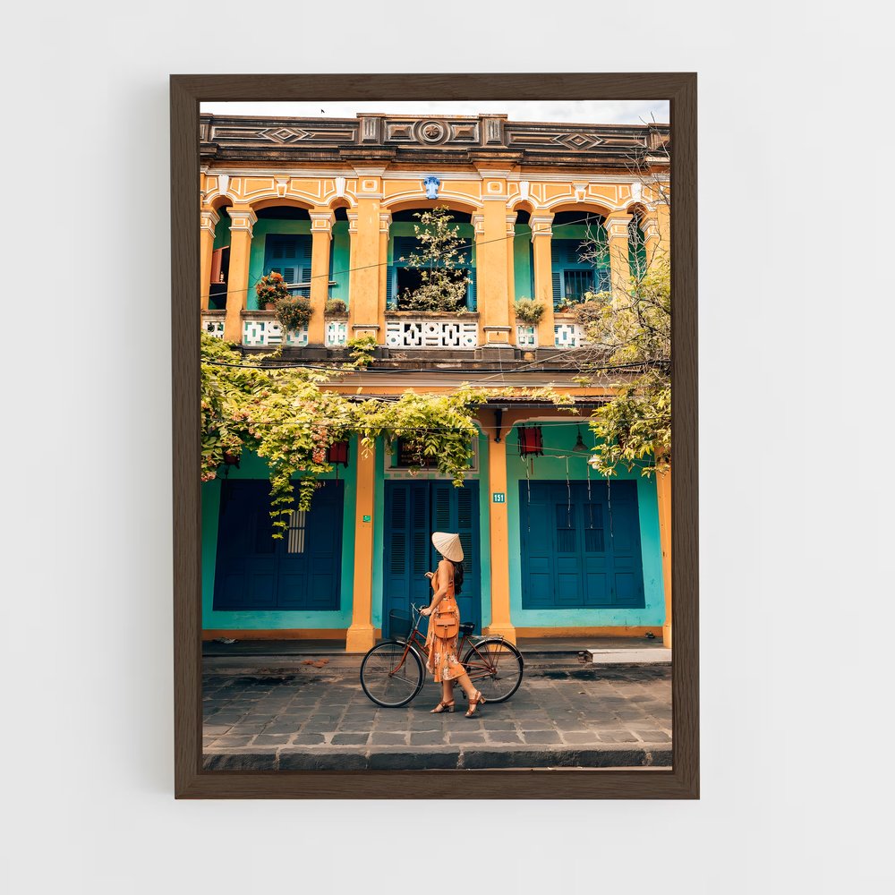 ap-hoi an ancient town-6 cadre Bois foncé