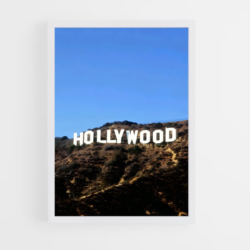 ap-hollywood sign-2 cadre Blanc