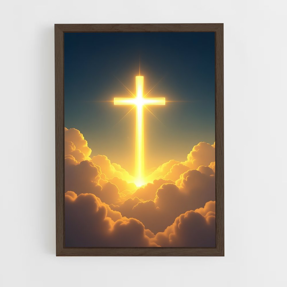 ap-holy cross-3 cadre Bois foncé