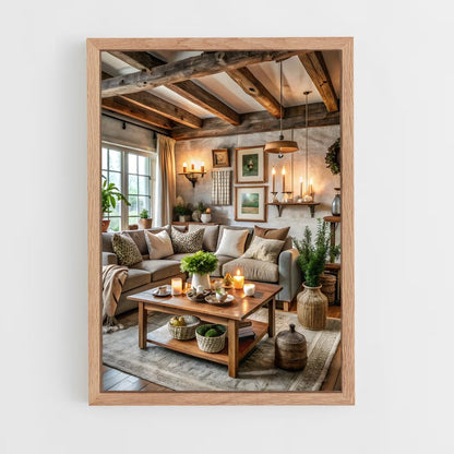 ap-home decor-2 cadre Bois clair