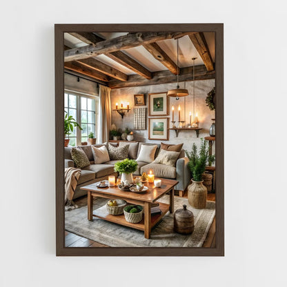 ap-home decor-2 cadre Bois foncé