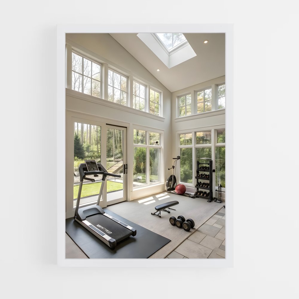 ap-home gym-1 cadre Blanc