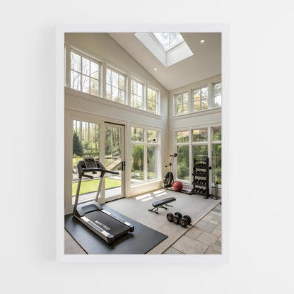 ap-home gym-1 cadre Blanc