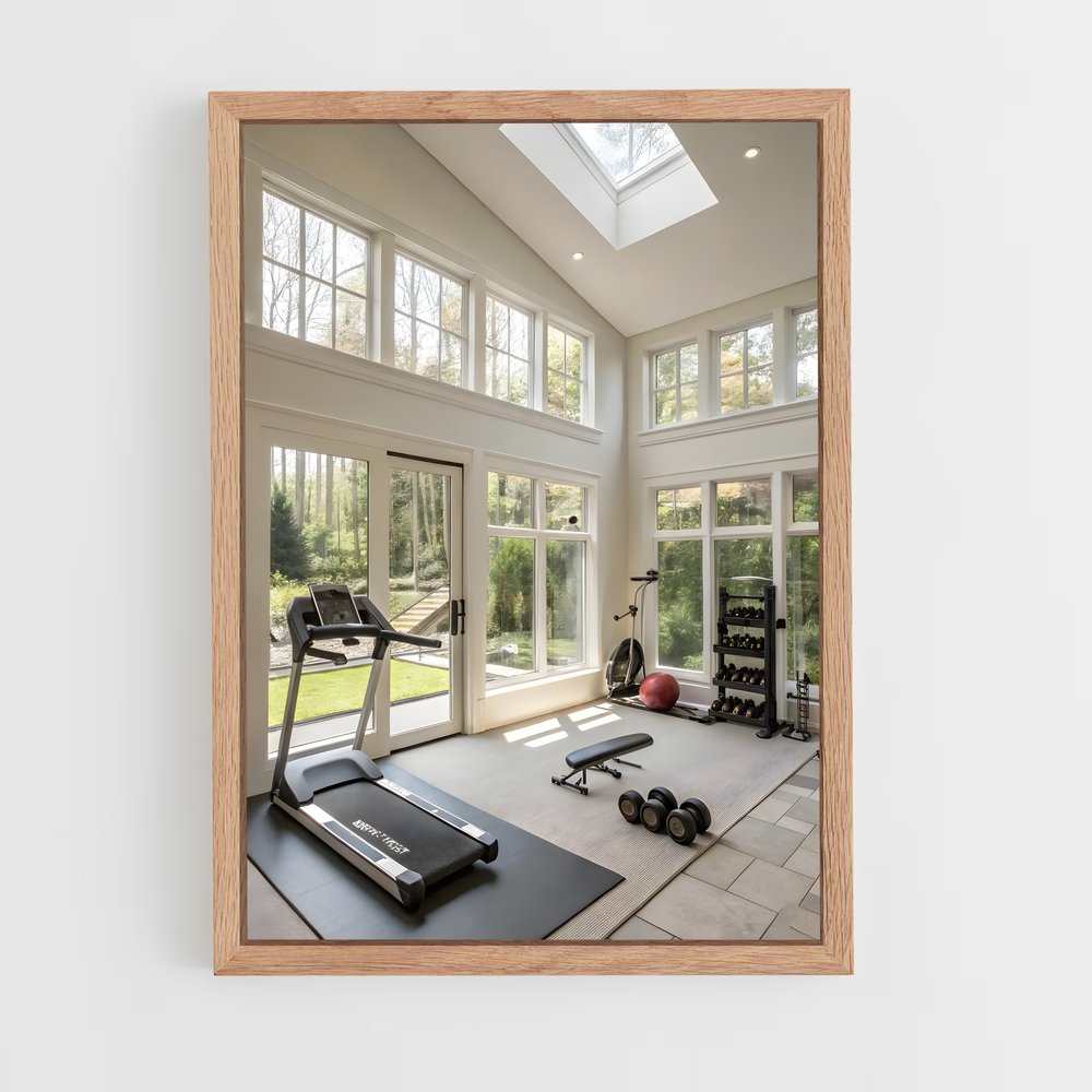 ap-home gym-1 cadre Bois clair