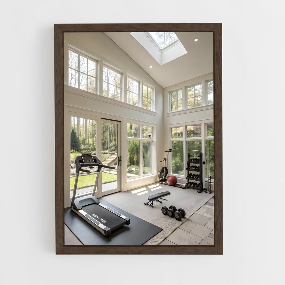 ap-home gym-1 cadre Bois foncé