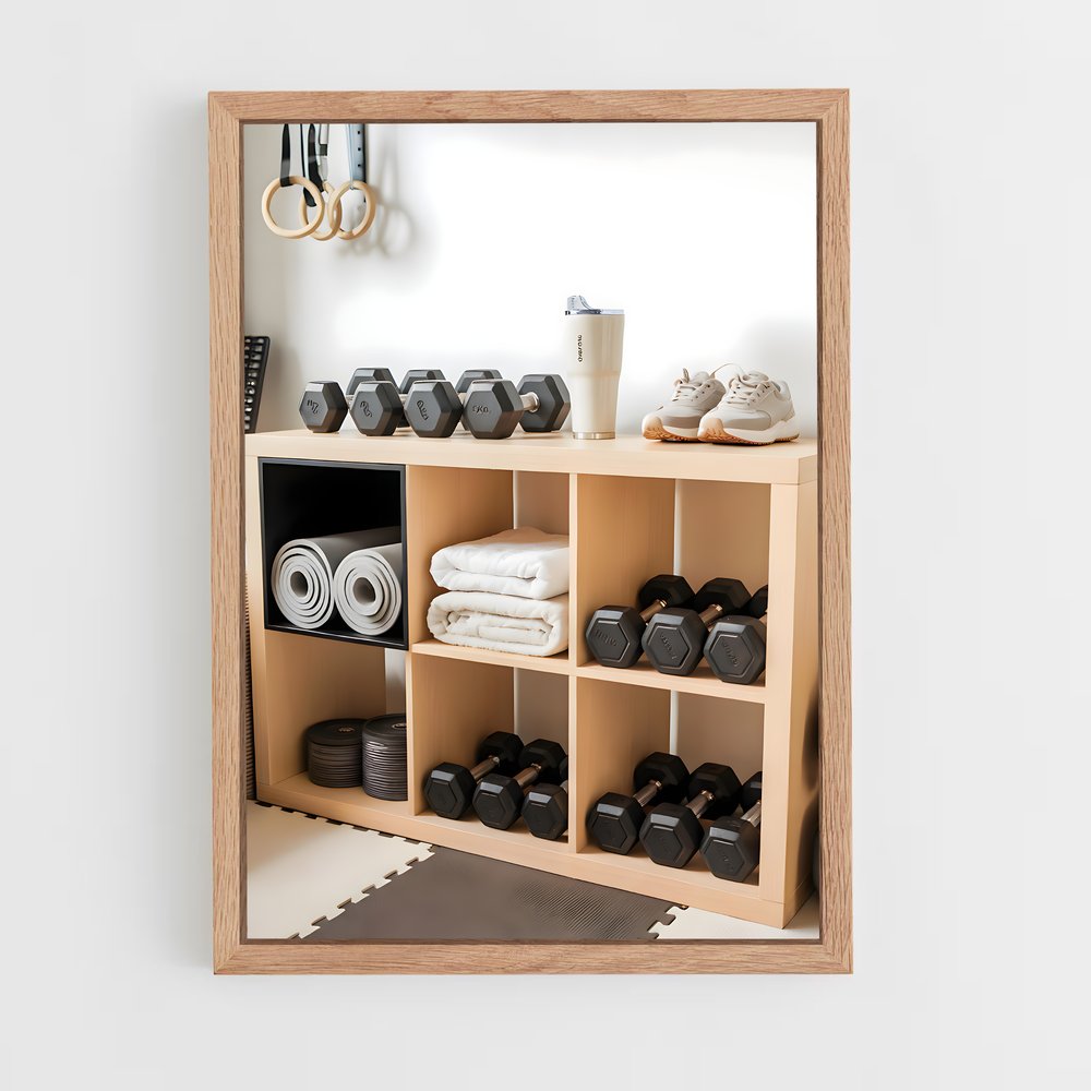 ap-home gym-10 cadre Bois clair