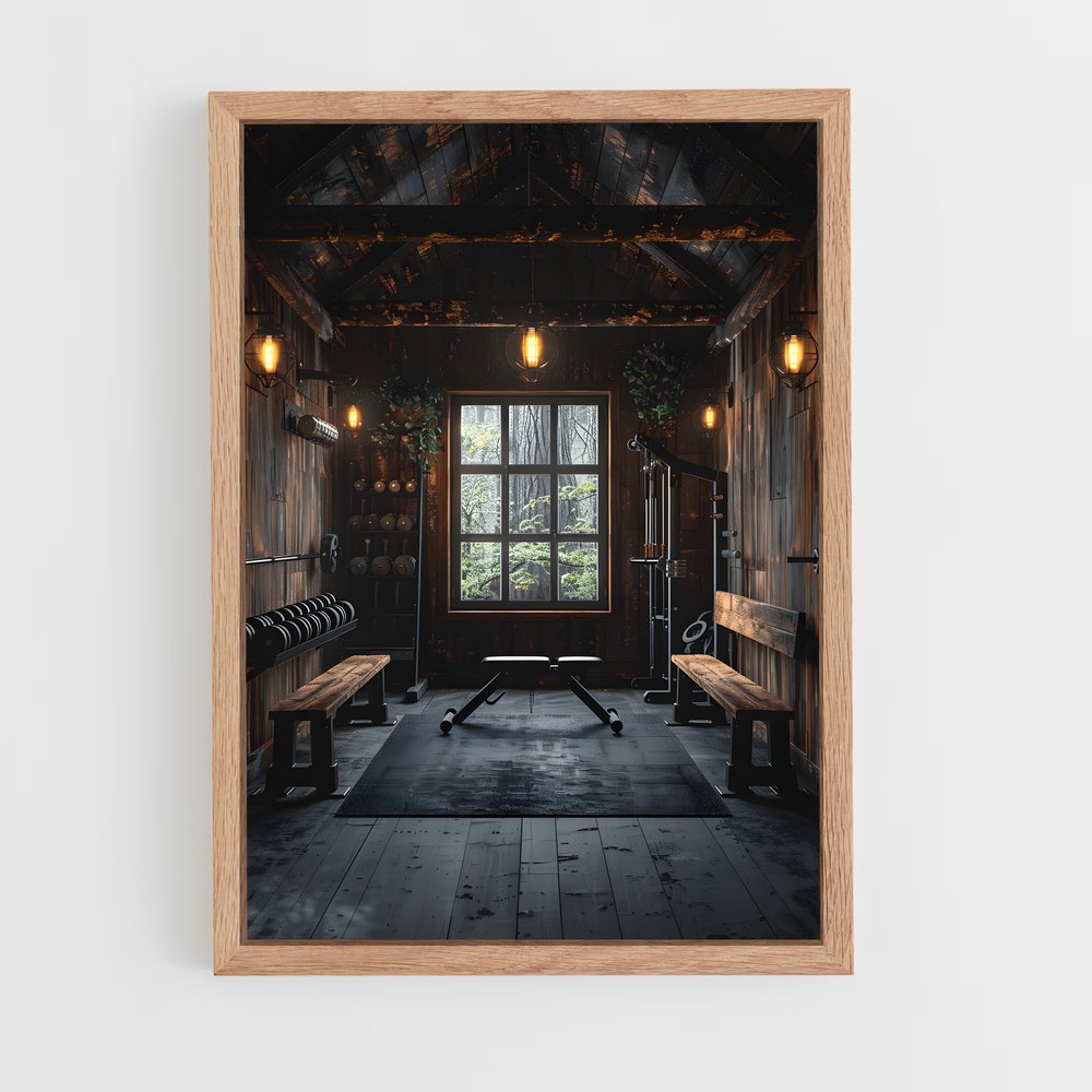 ap-home gym-11 cadre Bois clair