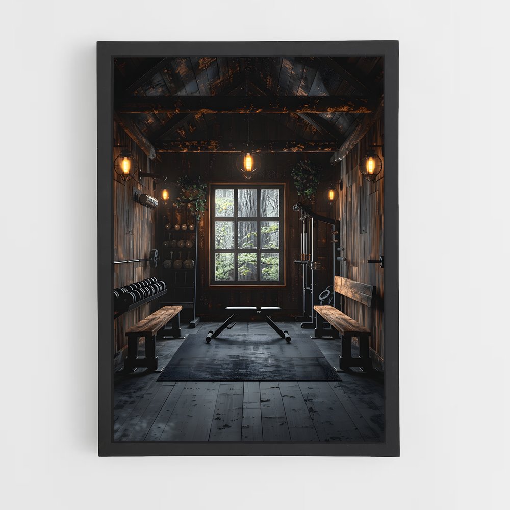 ap-home gym-11 cadre Noir