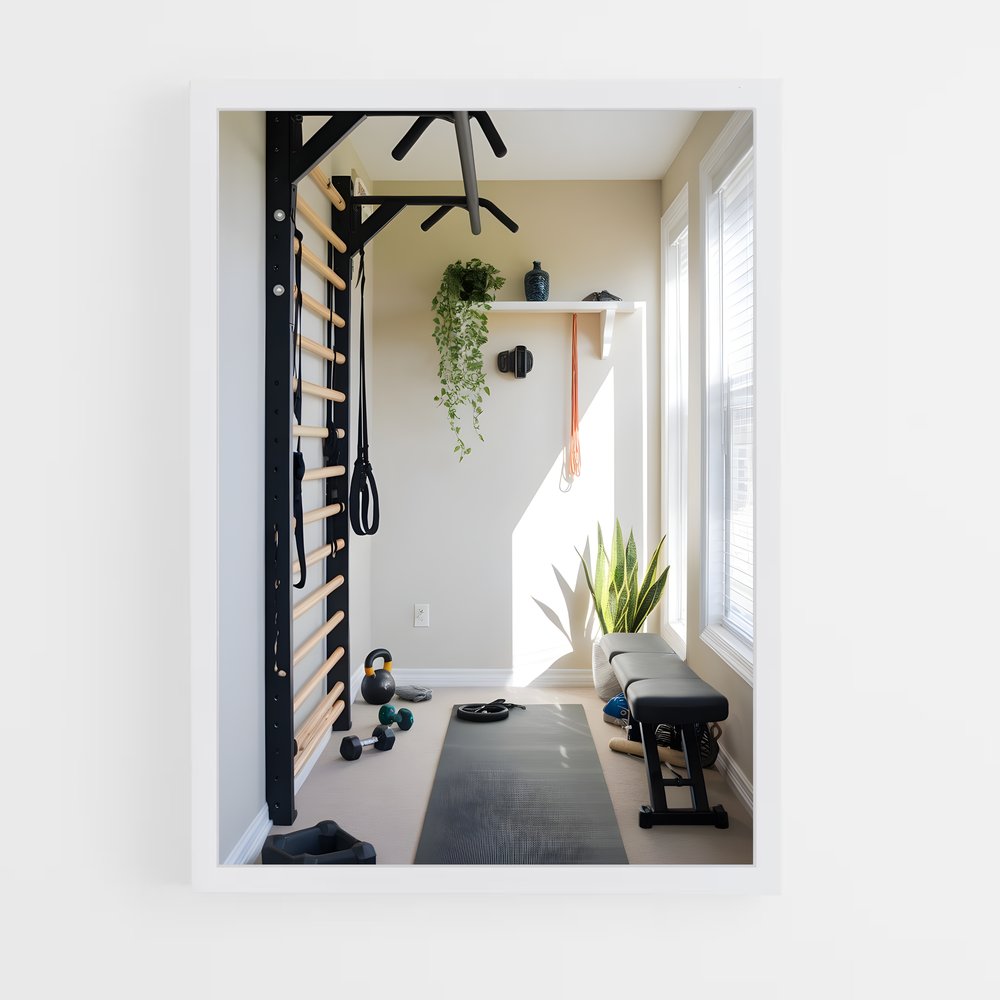 ap-home gym-2 cadre Blanc