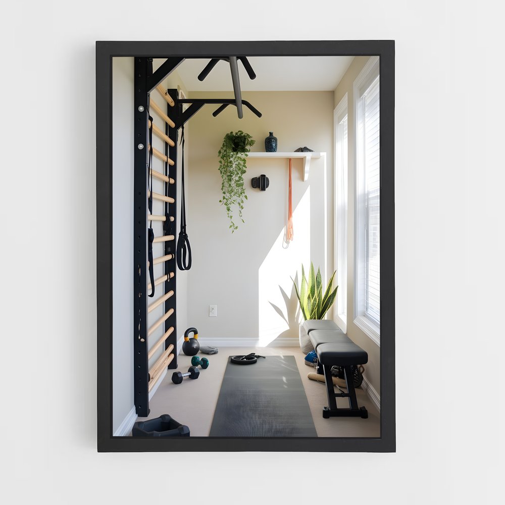 ap-home gym-2 cadre Noir