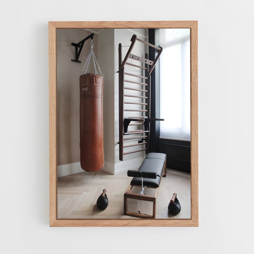 ap-home gym-5 cadre Bois clair