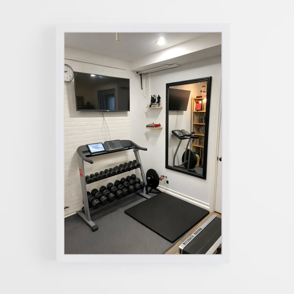 ap-home gym-7 cadre Blanc