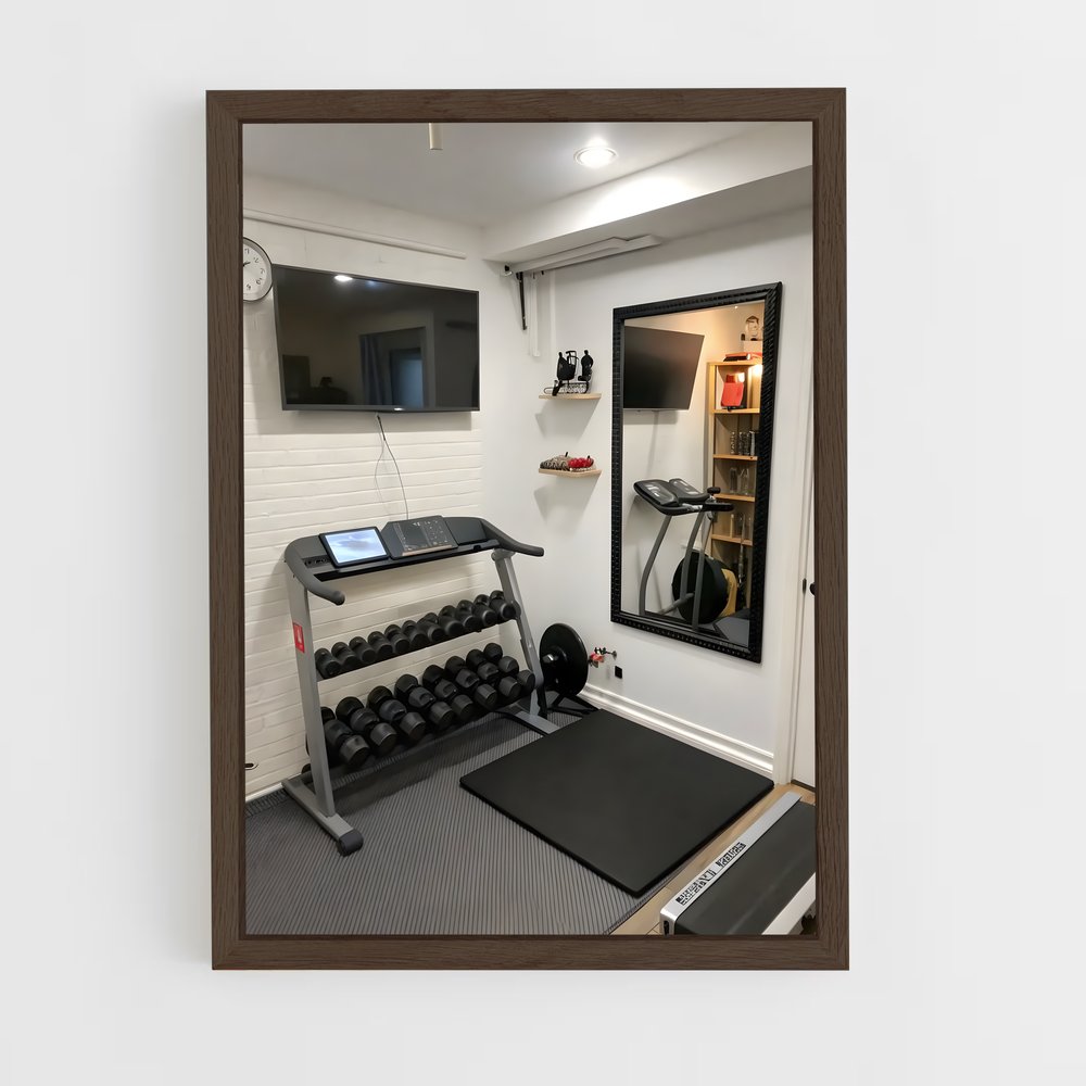ap-home gym-7 cadre Bois foncé