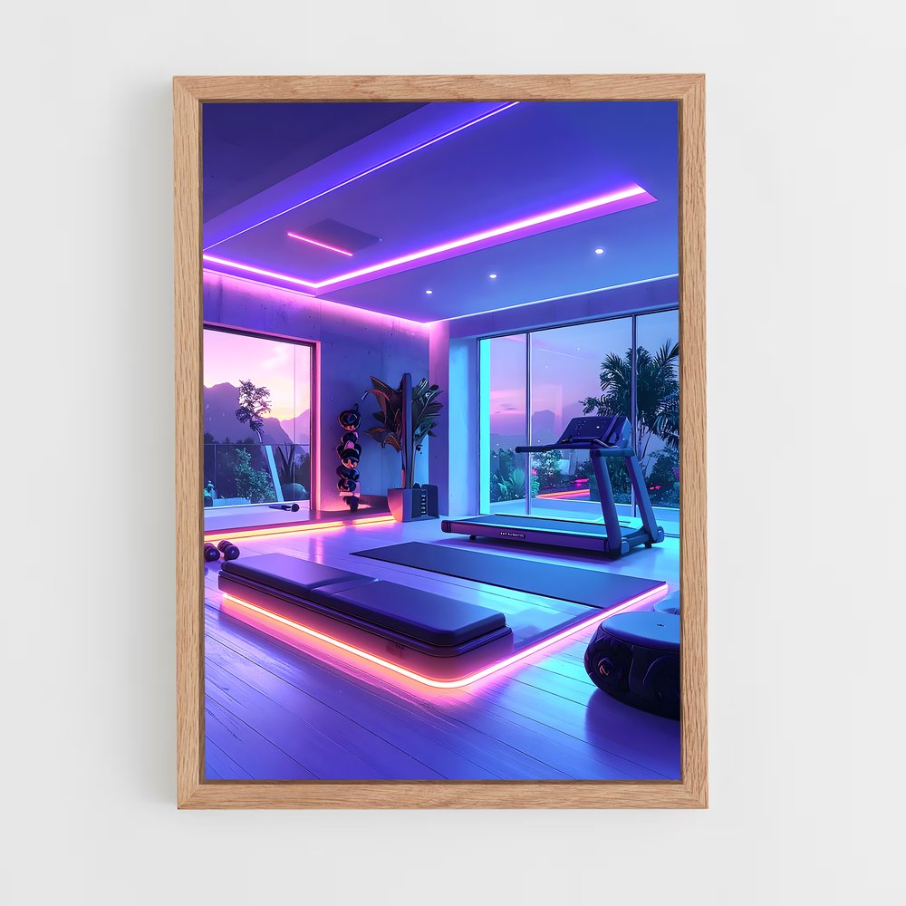 ap-home gym-8 cadre Bois clair