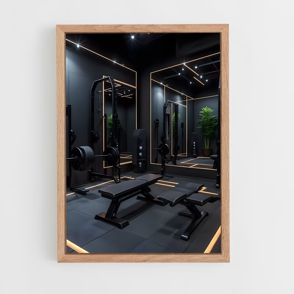 ap-home gym-9 cadre Bois clair