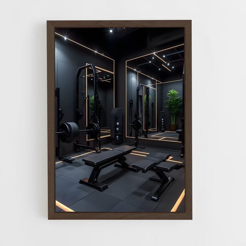 ap-home gym-9 cadre Bois foncé