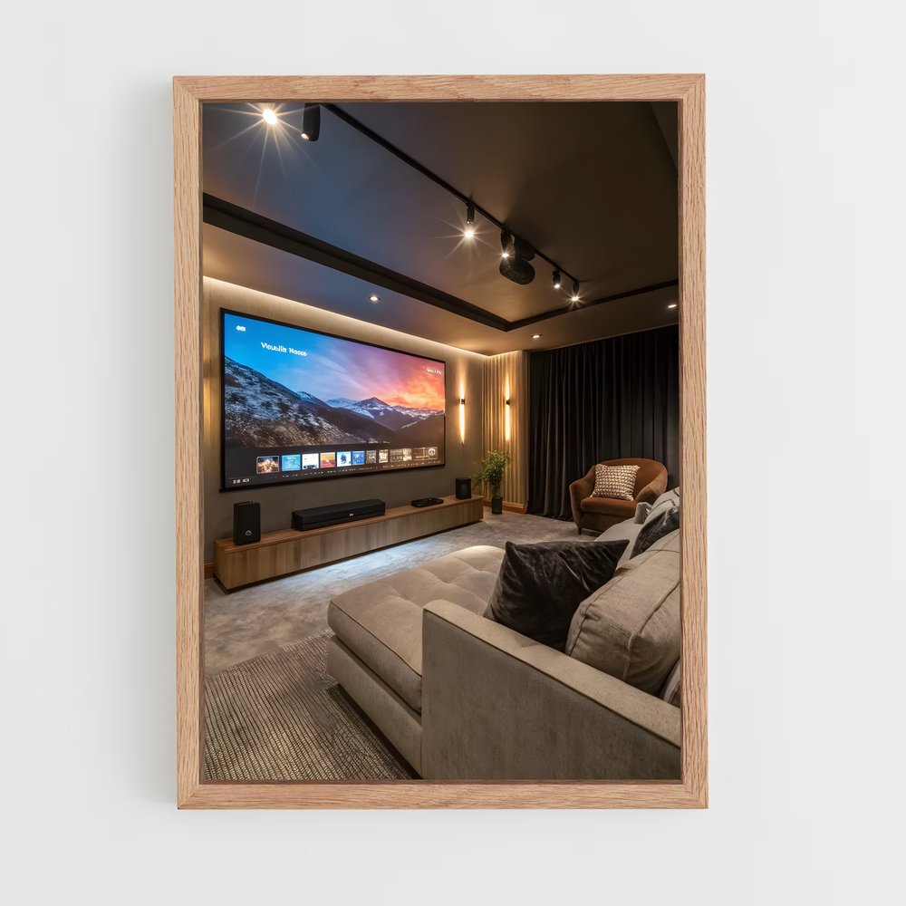 ap-home theater-1 cadre Bois clair