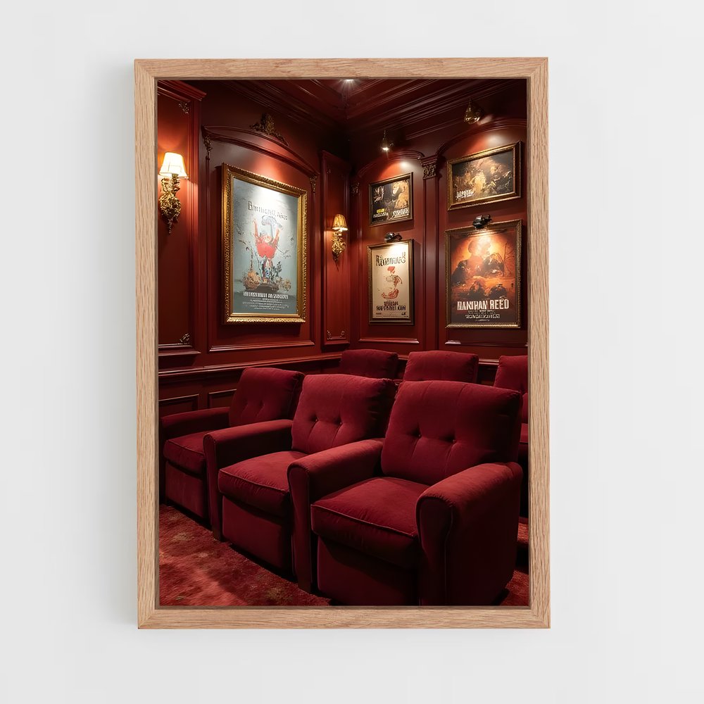 ap-home theater-10 cadre Bois clair