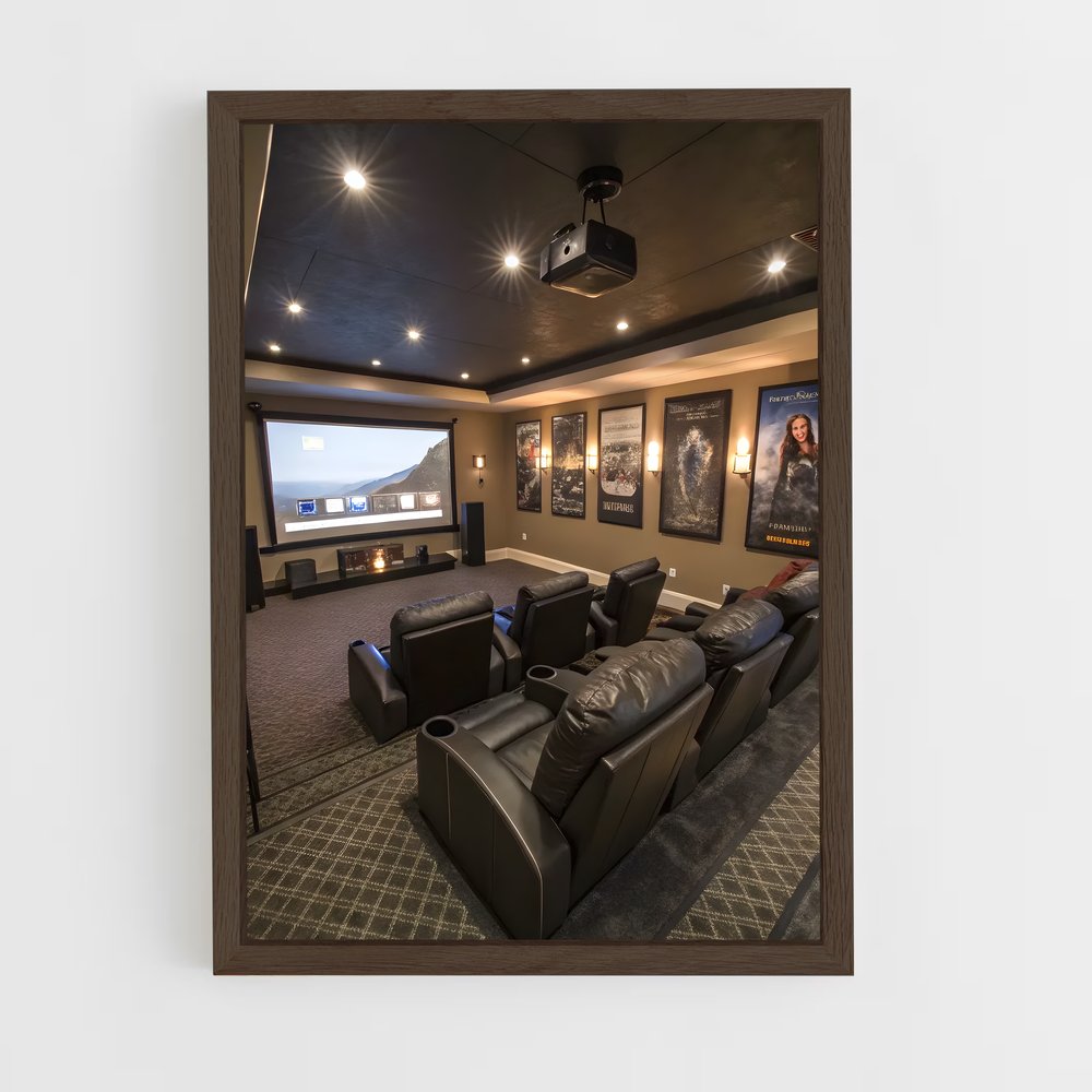 ap-home theater-12 cadre Bois foncé