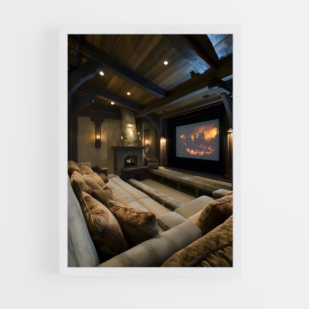 ap-home theater-14 cadre Blanc