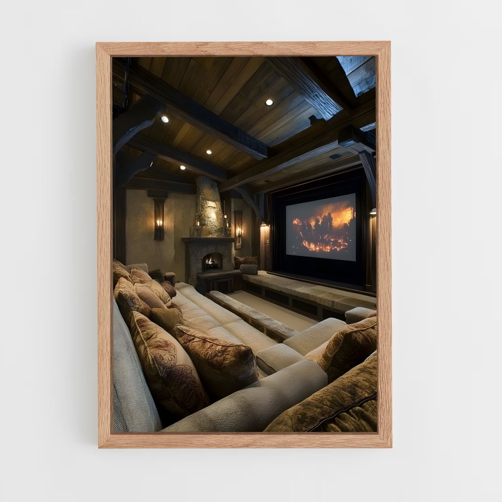ap-home theater-14 cadre Bois clair