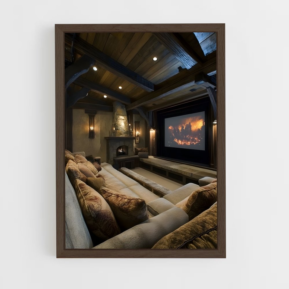 ap-home theater-14 cadre Bois foncé