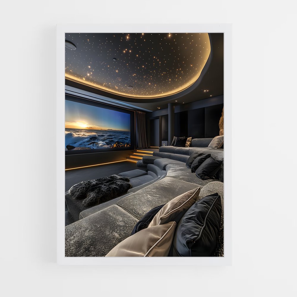 ap-home theater-3 cadre Blanc