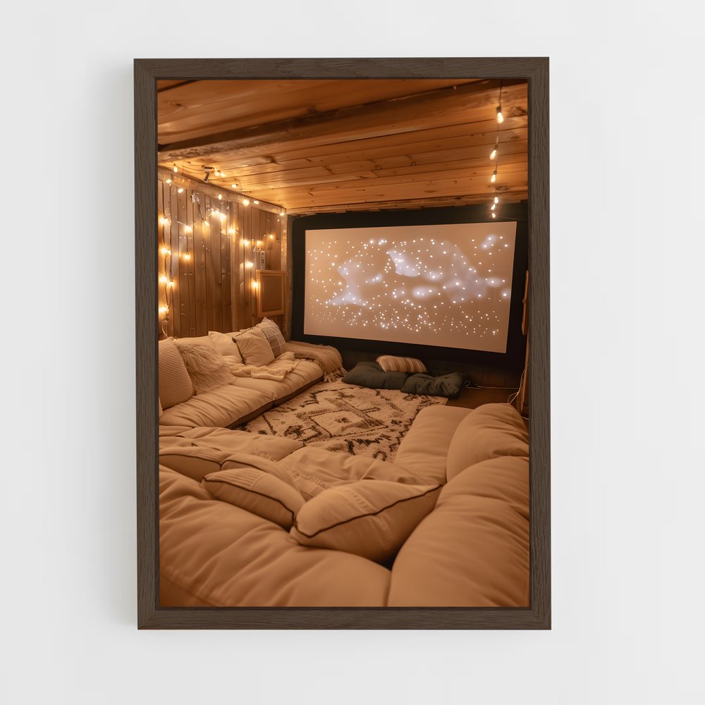 ap-home theater-4 cadre Bois foncé