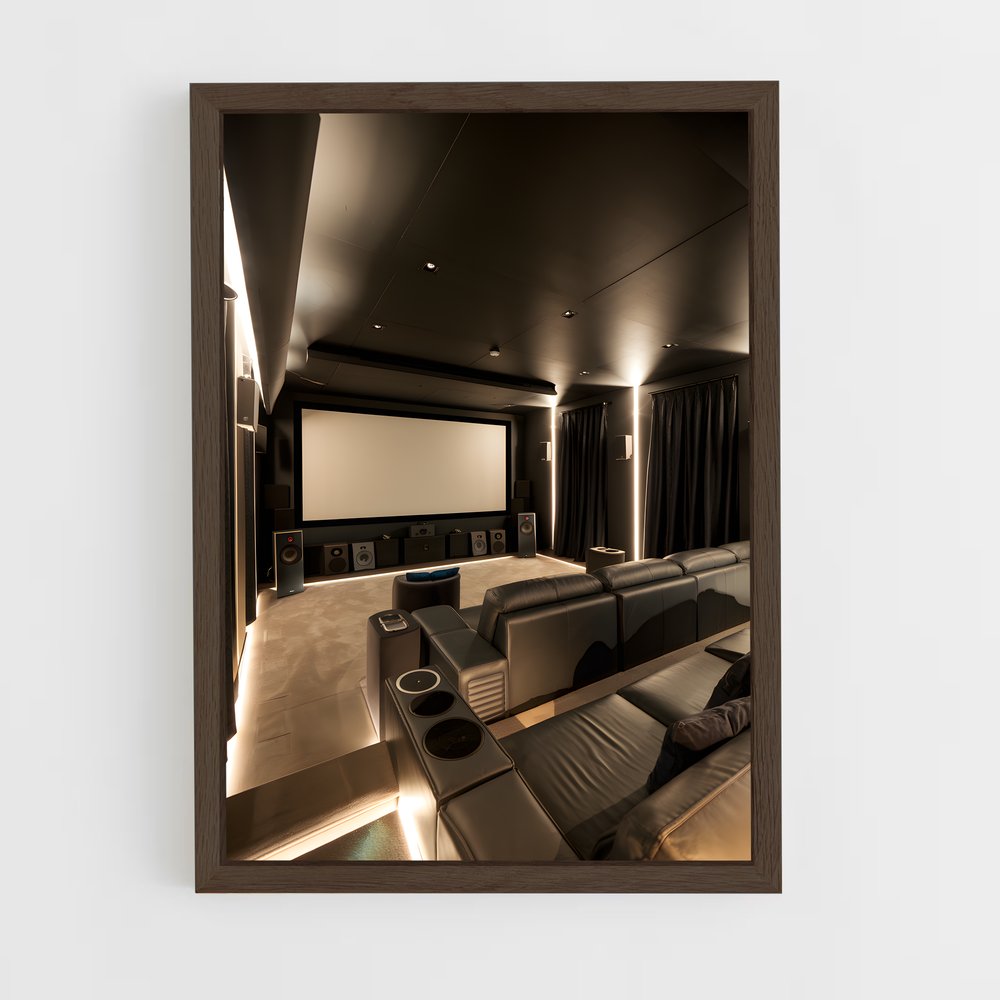 ap-home theater-6 cadre Bois foncé