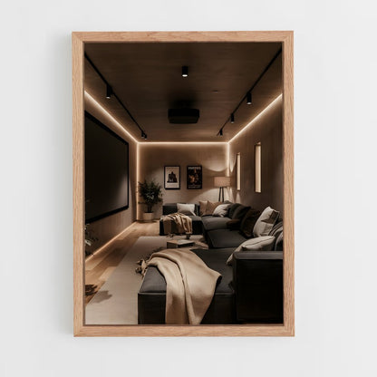 ap-home theater-8 cadre Bois clair