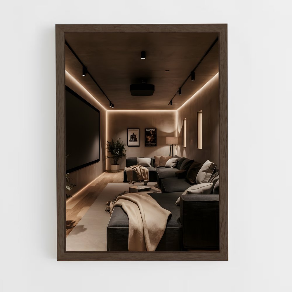 ap-home theater-8 cadre Bois foncé