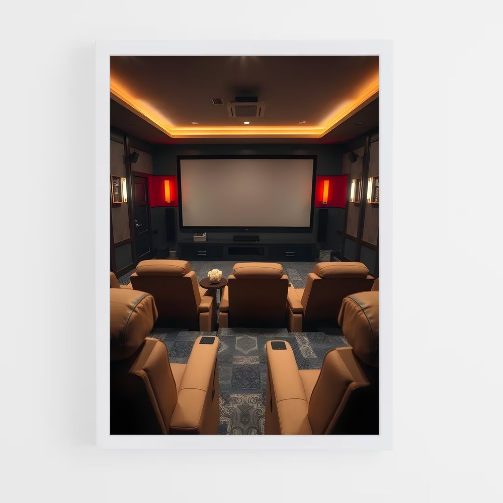 ap-home theater-9 cadre Blanc