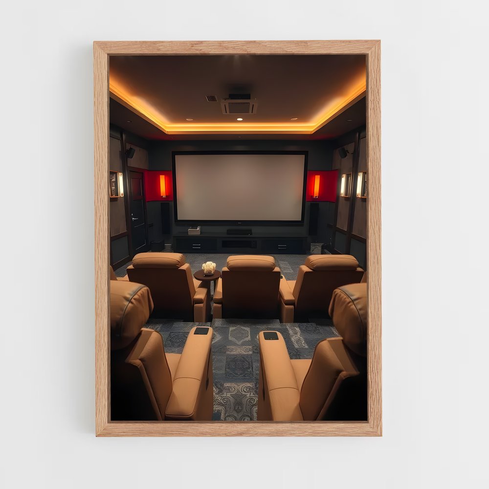 ap-home theater-9 cadre Bois clair