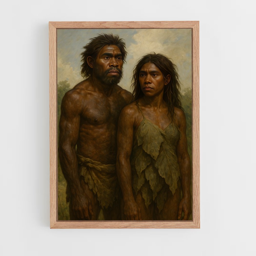 ap-homo sapiens-2 cadre Bois clair