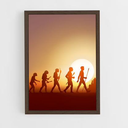 ap-homo sapiens-3 cadre Bois foncé