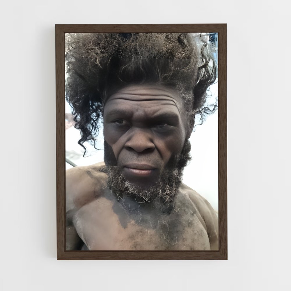 ap-homo sapiens-4 cadre Bois foncé