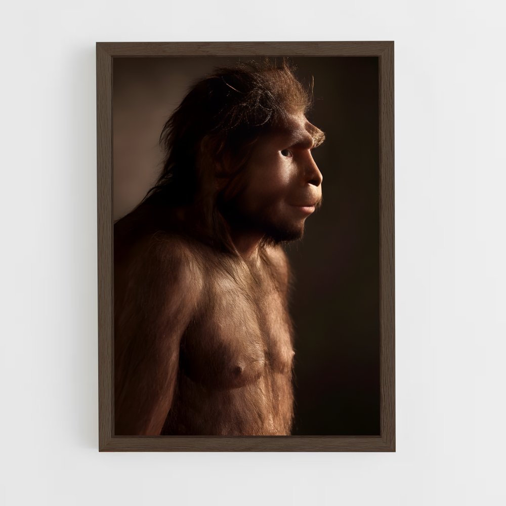 ap-homo sapiens-5 cadre Bois foncé
