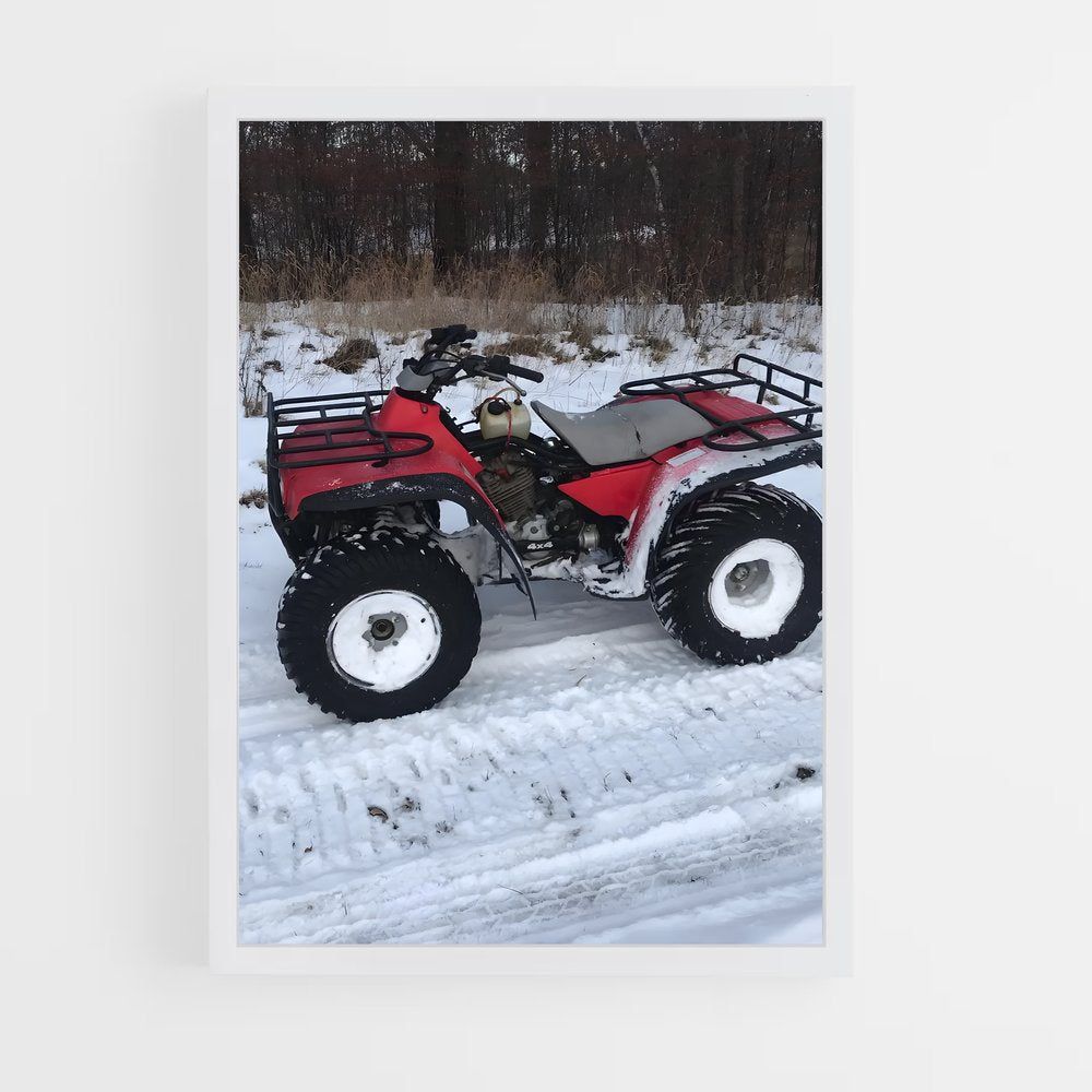 ap-honda fourtrax-1 cadre Blanc