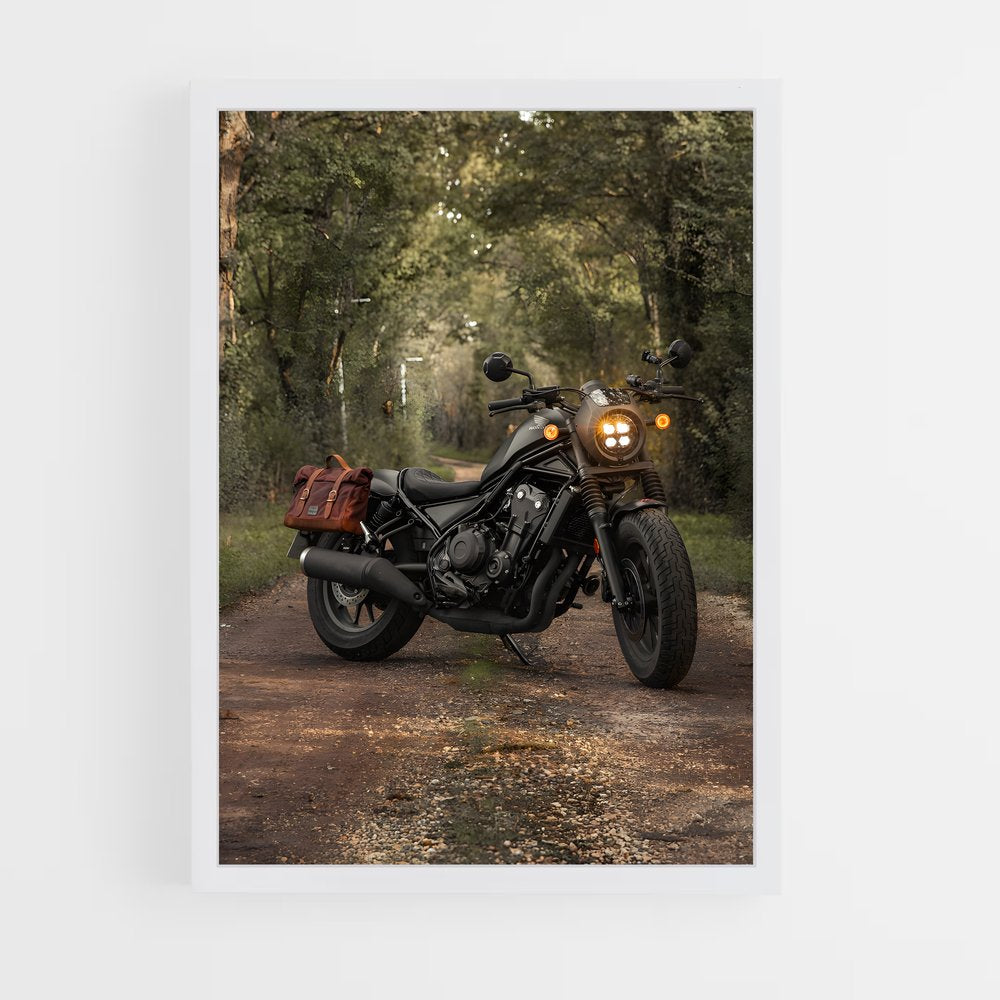 ap-honda moto-4 cadre Blanc
