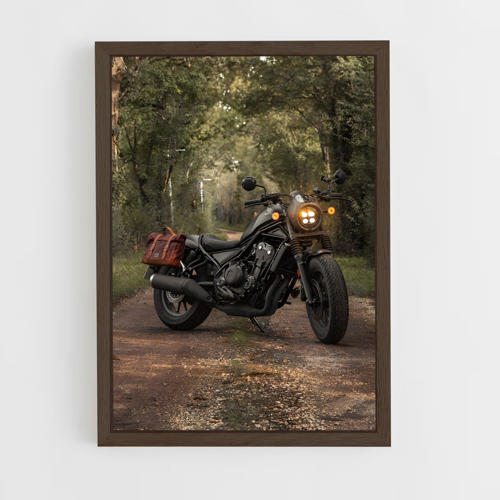 ap-honda moto-4 cadre Bois foncé