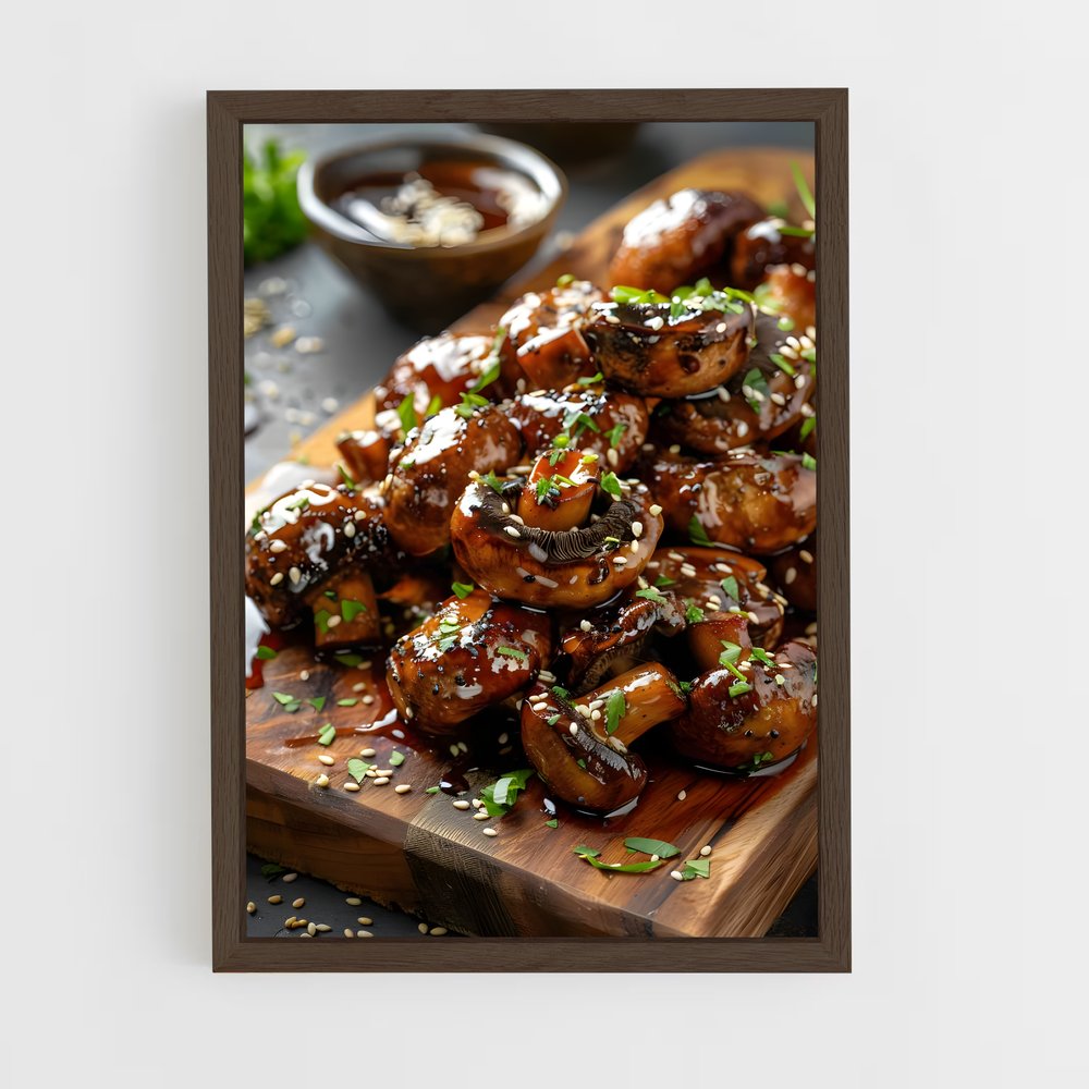 ap-honey mushroom-2 cadre Bois foncé