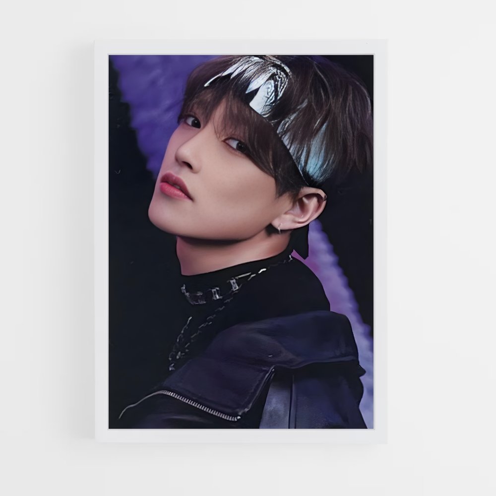 ap-hongjoong-9 cadre Blanc