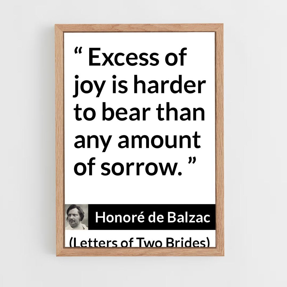 ap-honore de balzac-3 cadre Bois clair