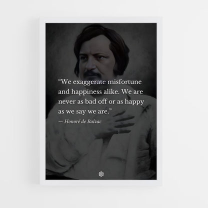 ap-honore de balzac-7 cadre Blanc