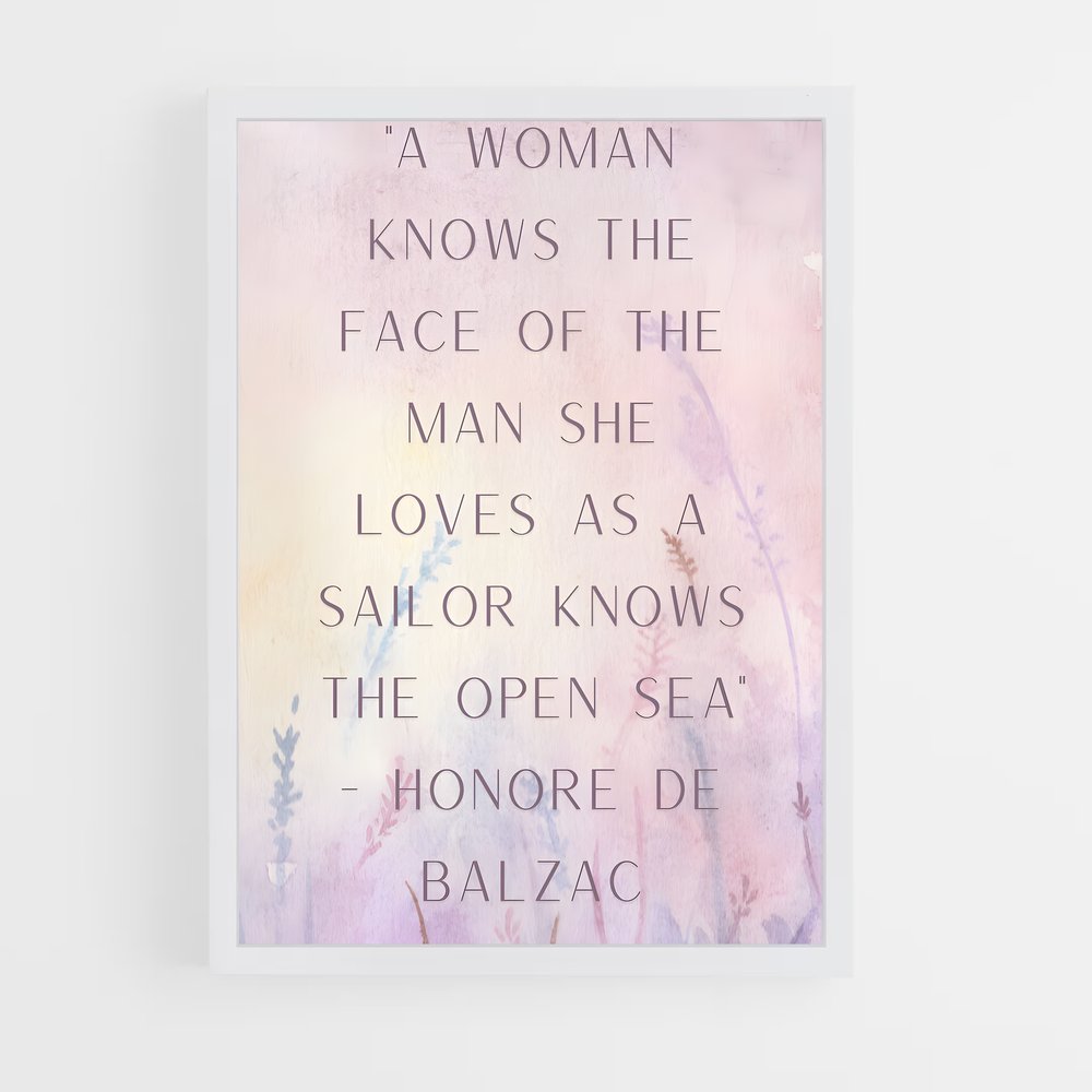 ap-honore de balzac-8 cadre Blanc