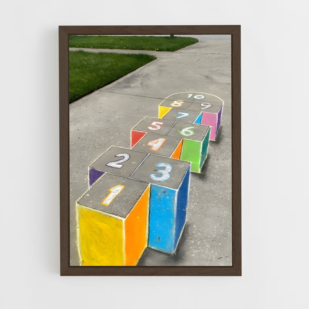 ap-hopscotch-3 cadre Bois foncé
