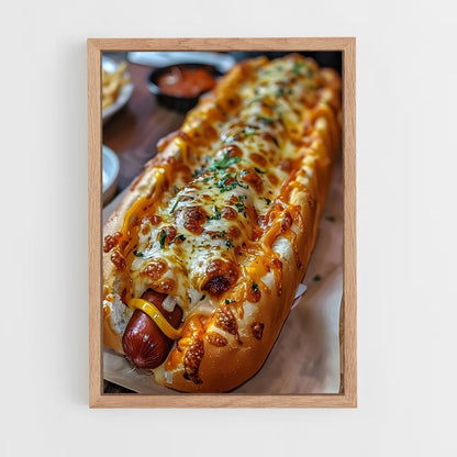 ap-hot dog-2 cadre Bois clair